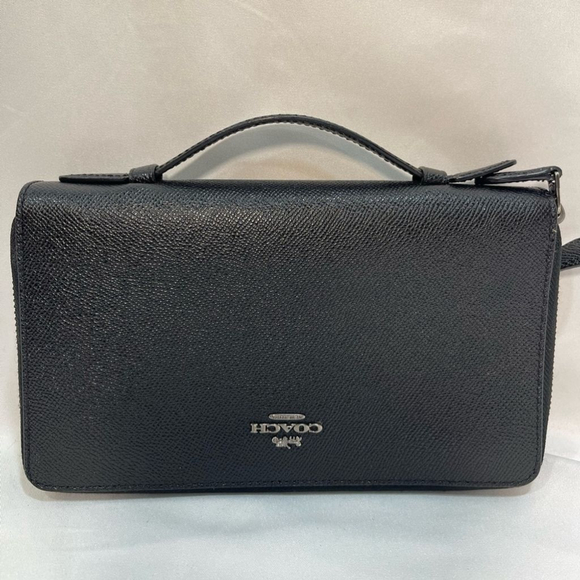 Coach Handbags - Coach Double Zip Leather Travel Wallet NWT